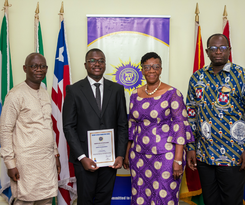 ghanaian candidate tops wassce